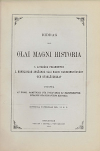 Bidrag till Olai Magni historia
