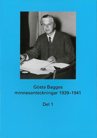 Gösta Bagges minnesanteckningar 1939-1941 del 1