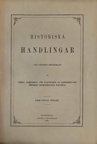 Brefvexling mellan Konung Carl XII och Rådet (h.h. 15)