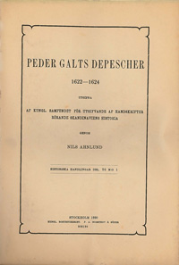 Peder Galts depescher 1622-1624