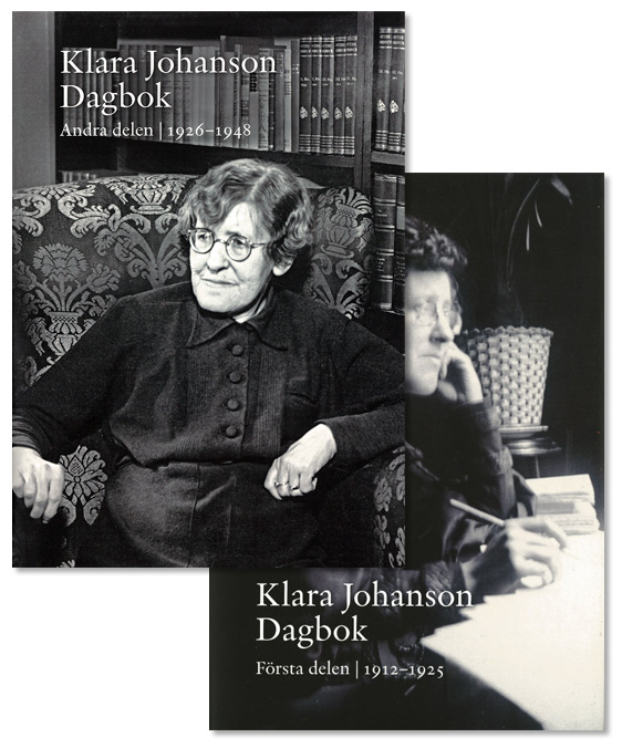 Klara Johanson Dagbok. Första och andra delen sålda tillsammans