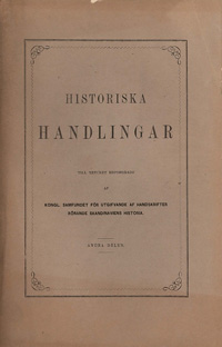 Handlingar angående Konung Magnus Erikssons landslag m.m.